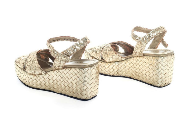 Pons Quintana SANDALIA PLATAFORMA ANKARA PLATINO