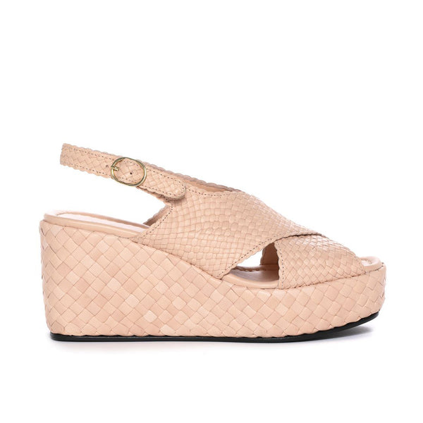 pons quintana SANDALIA PLATAFORMA ANKARA WET NUDE