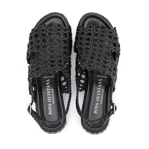 Pons Quintana SANDALIA PLATAFORMA FORLI NEGRO