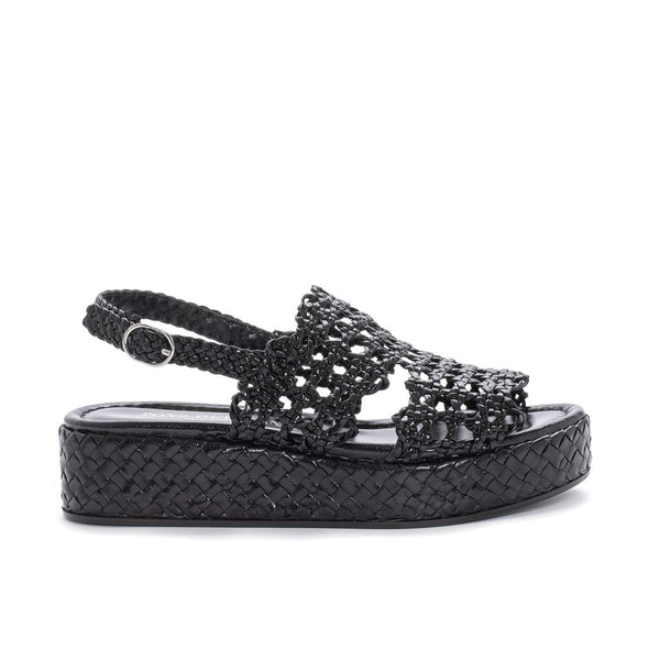 pons quintana SANDALIA PLATAFORMA FORLI NEGRO