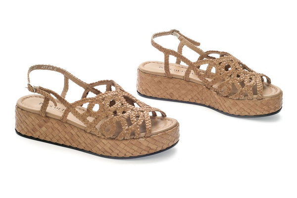 Pons Quintana SANDALIA PLATAFORMA FORLI TAUPE