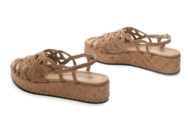 Pons Quintana SANDALIA PLATAFORMA FORLI TAUPE