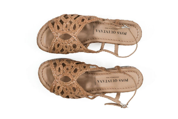 Pons Quintana SANDALIA PLATAFORMA FORLI TAUPE