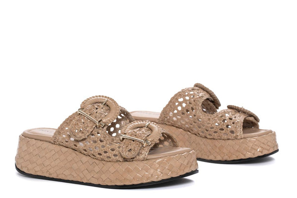 Pons Quintana SANDALIA PLATAFORMA MAUI TAUPE