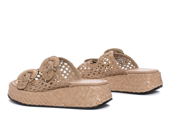 Pons Quintana SANDALIA PLATAFORMA MAUI TAUPE