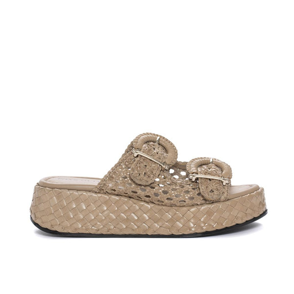 pons quintana SANDALIA PLATAFORMA MAUI TAUPE