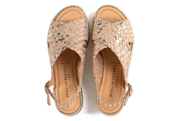 Pons Quintana SANDALIA PLATAFORMA MILAN IVORY