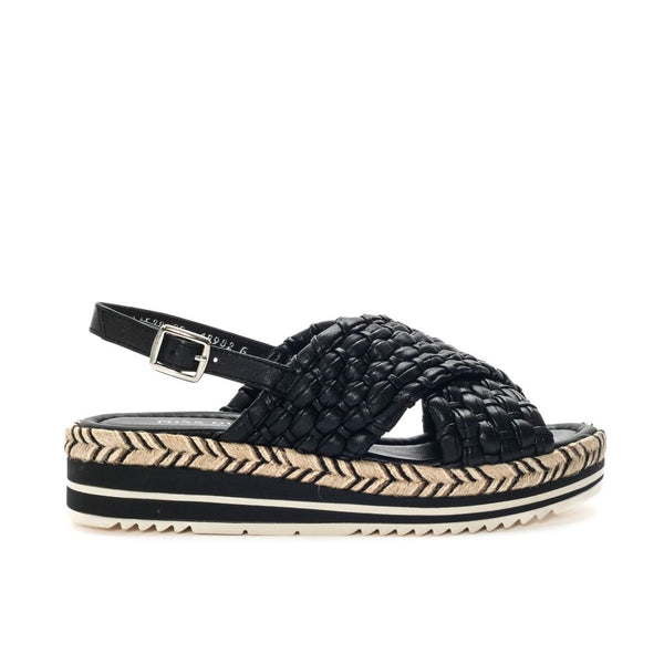 pons quintana SANDALIA PLATAFORMA MILAN NEGRO