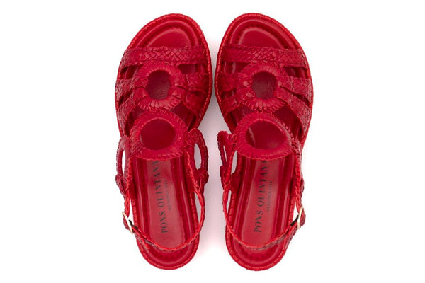 Pons Quintana SANDALIA PLATAFORMA MILAN RUBI