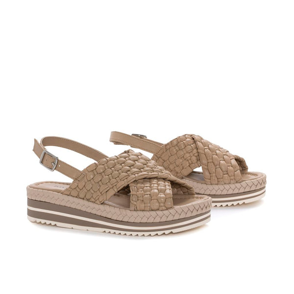 Pons Quintana SANDALIA PLATAFORMA MILAN TAUPE