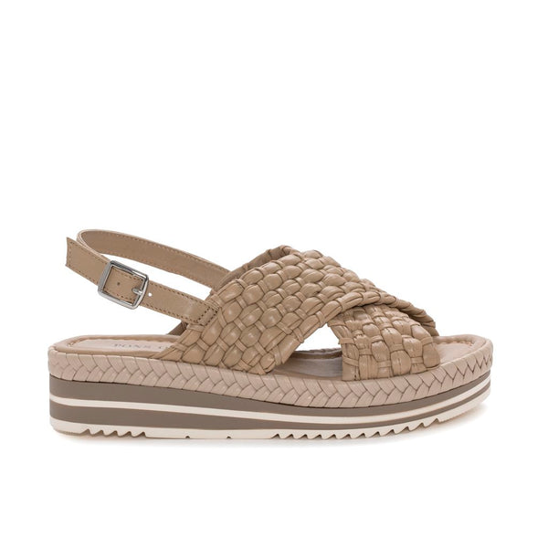 pons quintana SANDALIA PLATAFORMA MILAN TAUPE