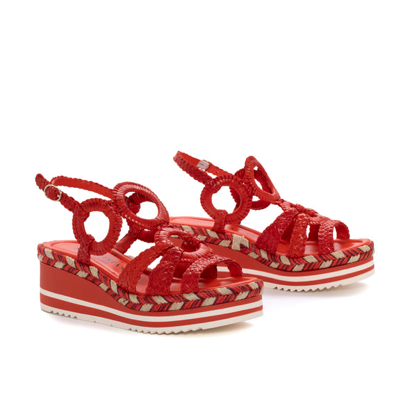 Pons Quintana SANDALIA PLATAFORMA PADOVA MANDARINA