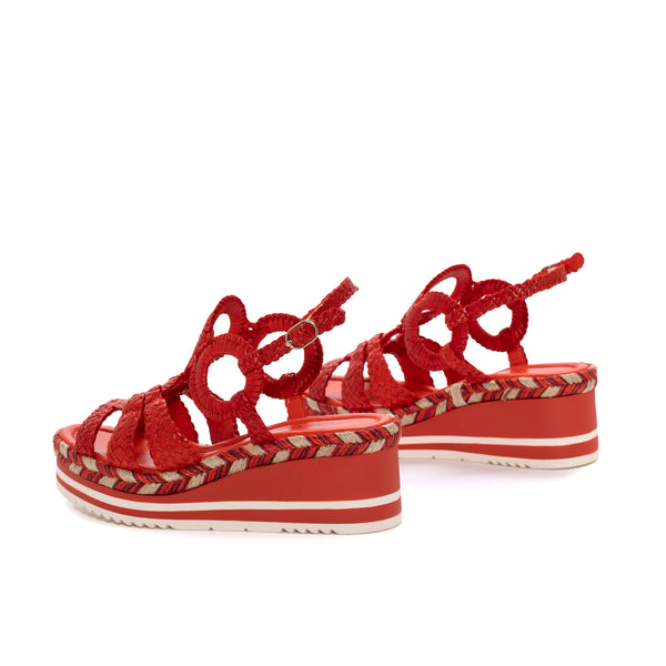 Pons Quintana SANDALIA PLATAFORMA PADOVA MANDARINA