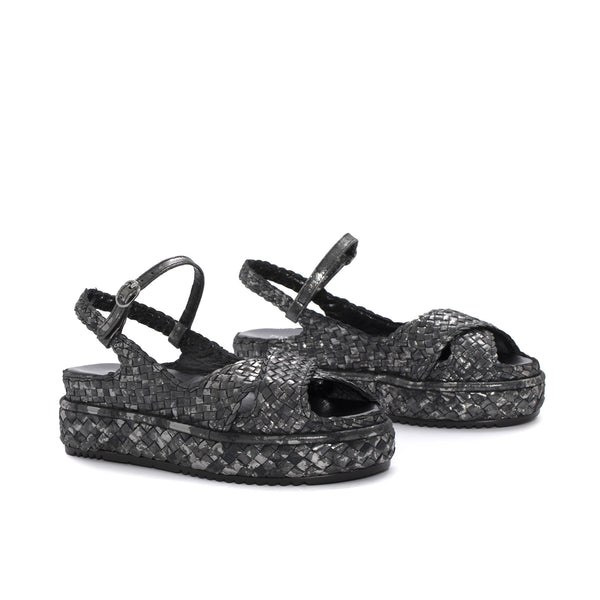 Pons Quintana SANDALIA TACON CALI GAUDET NEGRO