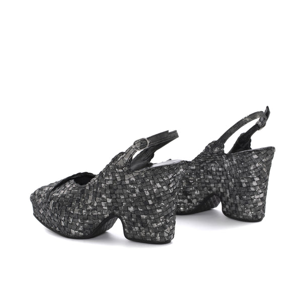 Pons Quintana SANDALIA TACON CALI GAUDET NEGRO