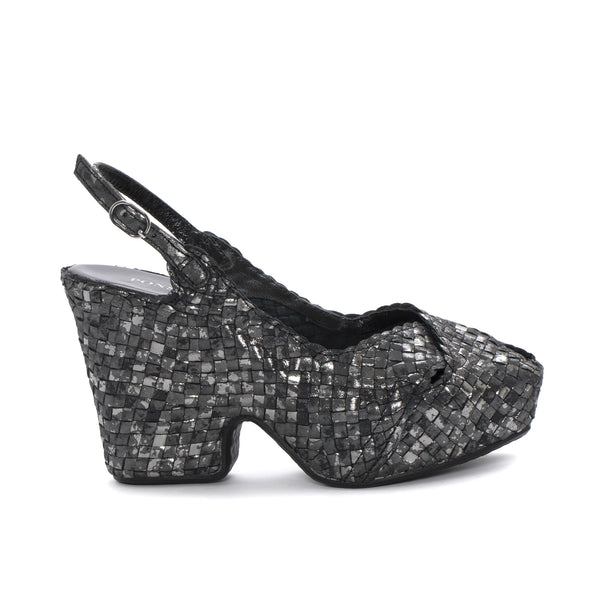 pons quintana SANDALIA TACON CALI GAUDET NEGRO