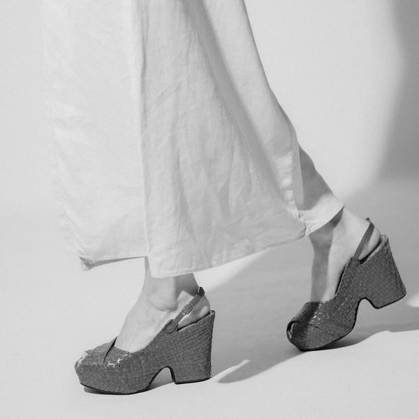 Pons Quintana SANDALIA TACON CALI IVORY