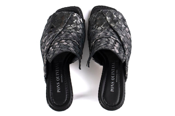 Pons Quintana SANDALIA TACON FIJI GAUDETTE NEGRO