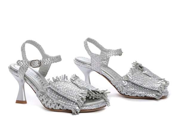 Pons Quintana SANDALIA TACON FIJI METAL SILVER