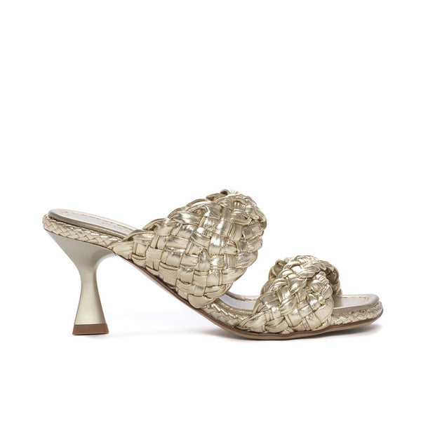 pons quintana SANDALIA TACON FIJI PLATINO