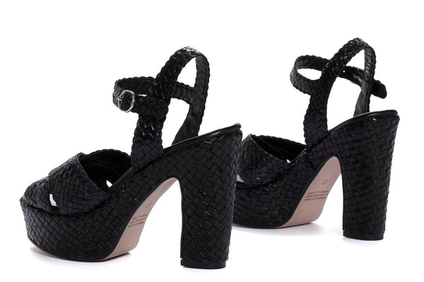 Pons Quintana SANDALIA TACON GENOVA NEGRO