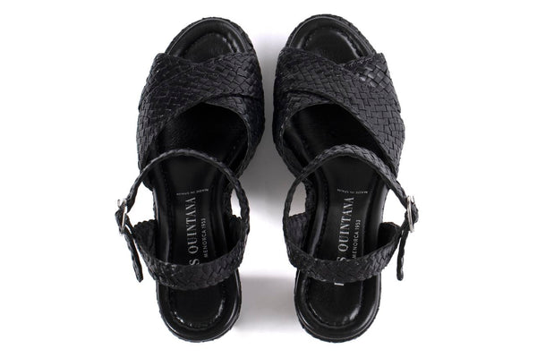 Pons Quintana SANDALIA TACON GENOVA NEGRO