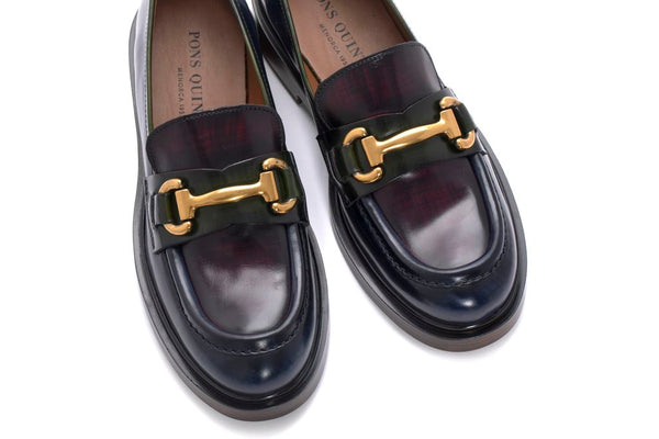 Pons Quintana SELINE COMBI NEPAL COBALT LOAFER