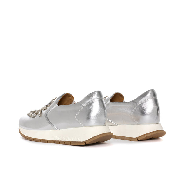 Pons Quintana SLIP ON NAPA MANDY NAPA METAL SILVER