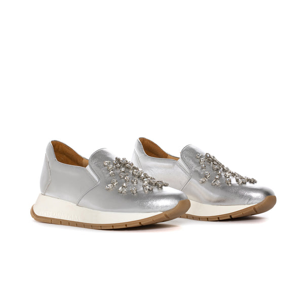 Pons Quintana SLIP ON NAPA MANDY NAPA METAL SILVER