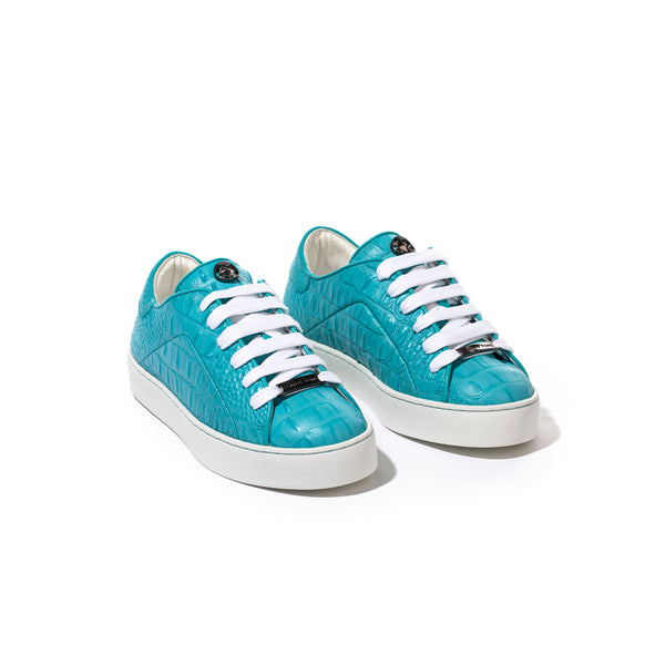 Pons Quintana SNEAKER JADE CAIMAN TURQUESA