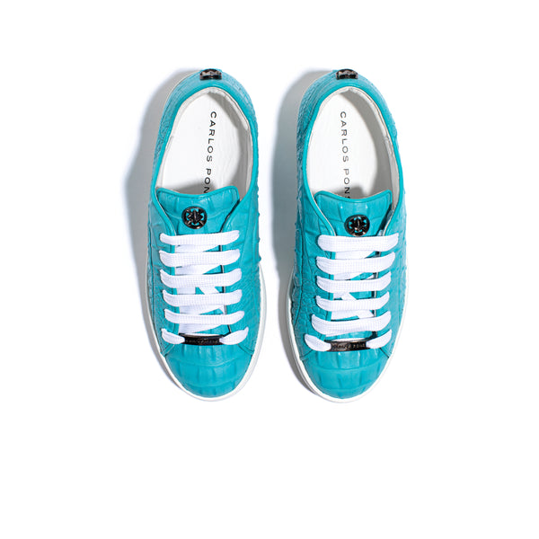 Pons Quintana SNEAKER JADE CAIMAN TURQUESA