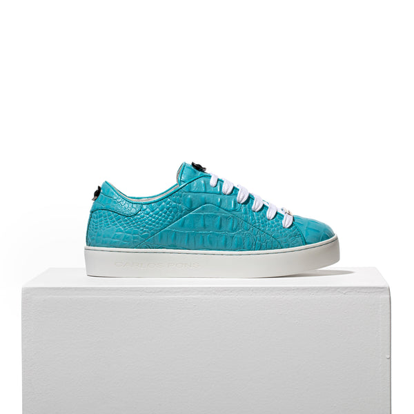 pons quintana SNEAKER JADE CAIMAN TURQUESA