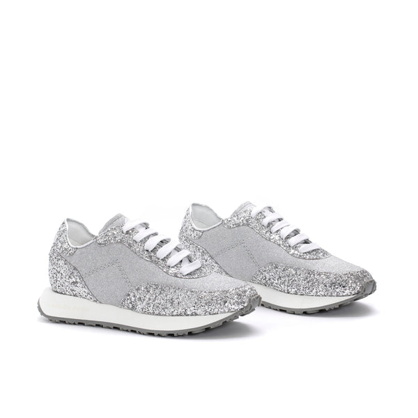 Pons Quintana SNEAKER RUNNER GLITER SILVER