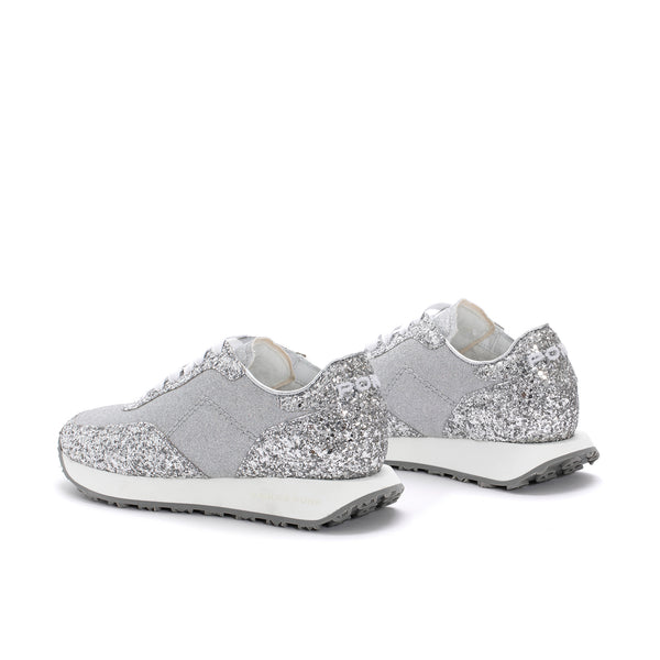 Pons Quintana SNEAKER RUNNER GLITER SILVER