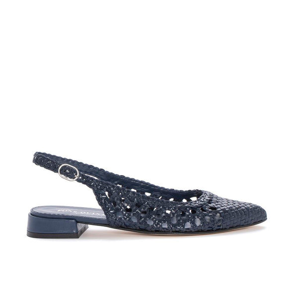 pons quintana SONIA BLUE FLAT SANDAL