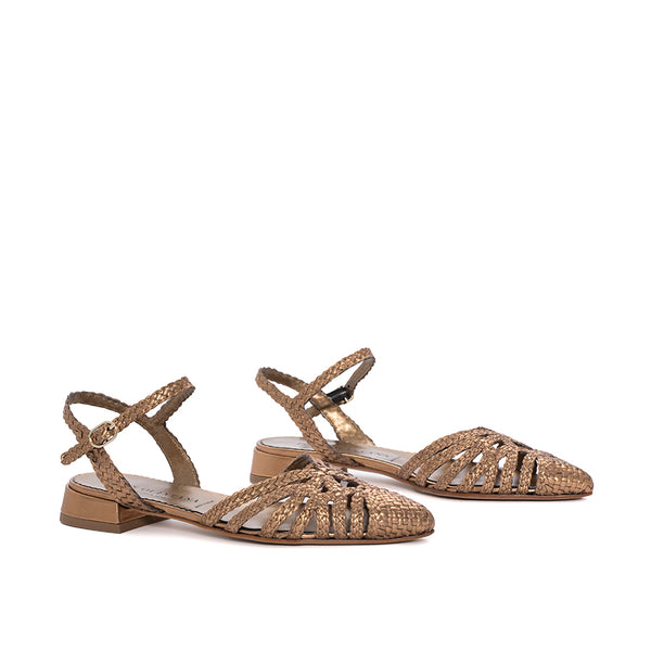 Pons Quintana SONIA METAL OASSI FLAT SANDAL