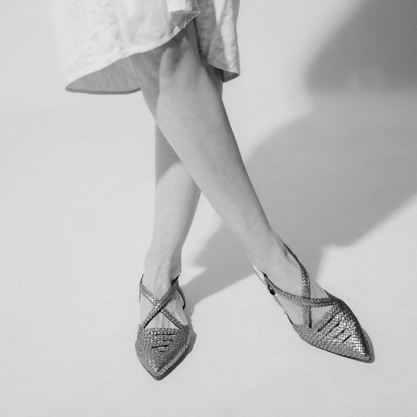 Pons Quintana SONIA TAUPE FLAT SANDAL