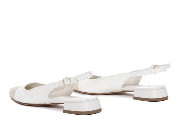 Pons Quintana SONIA WET SALINA/MILK FLAT SANDAL