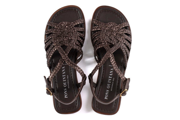 Pons Quintana TINA METAL EXPRESS FLAT SANDAL
