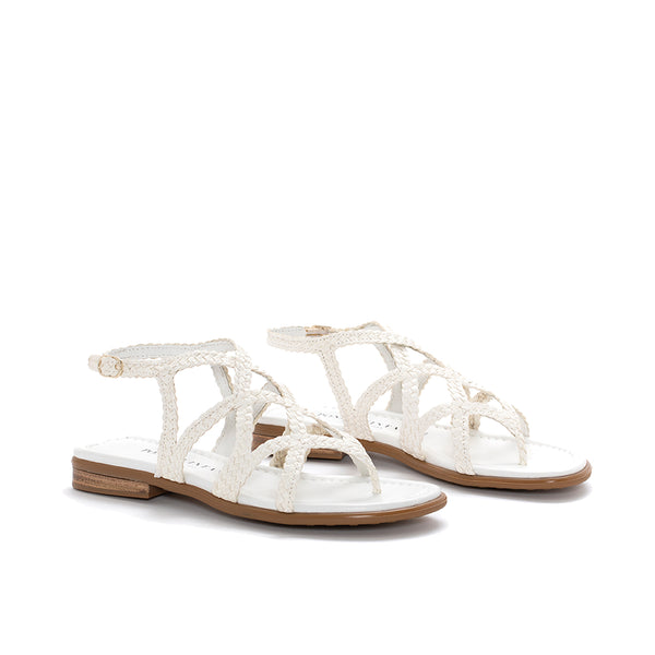 Pons Quintana TINA WET MILK FLAT SANDAL