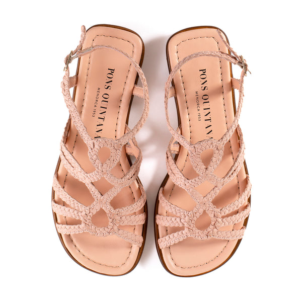 Pons Quintana TINA WET WET NUDE FLAT SANDAL