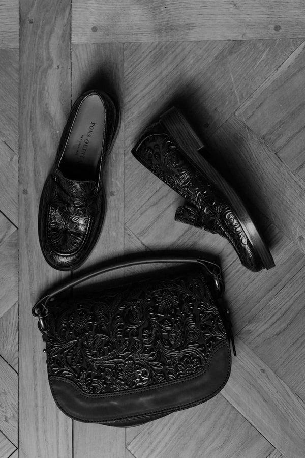 Pons Quintana V175 CHARRO BLACK CROSSBODY BAG