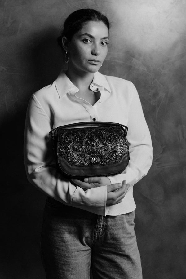 Pons Quintana V175 CHARRO BLACK CROSSBODY BAG