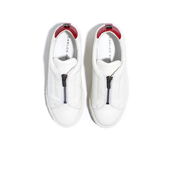 Pons Quintana WHITE ONYX SNEAKER - RED