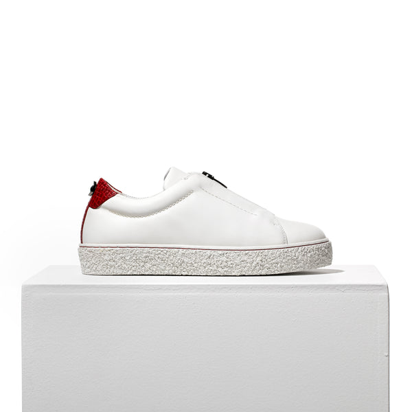 pons quintana WHITE ONYX SNEAKER - RED