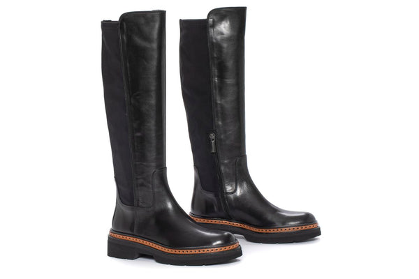 Pons Quintana YANNY BABY CALF BLACK PLATFORM BOOT