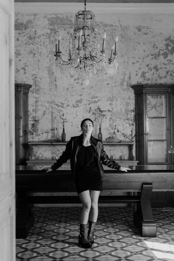 Pons Quintana YANNY MAKETE BLACK PLATFORM BOOT