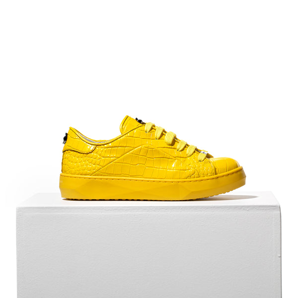 pons quintana YELLOW NACRE SNEAKERS