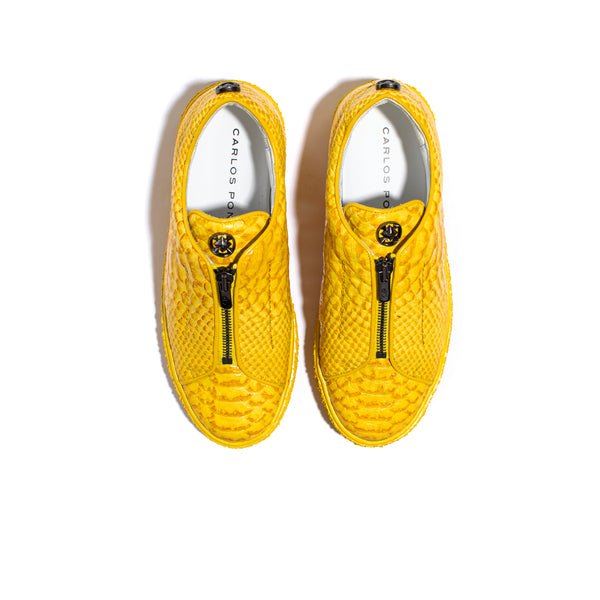 Pons Quintana YELLOW ONYX PYTON SNEAKER