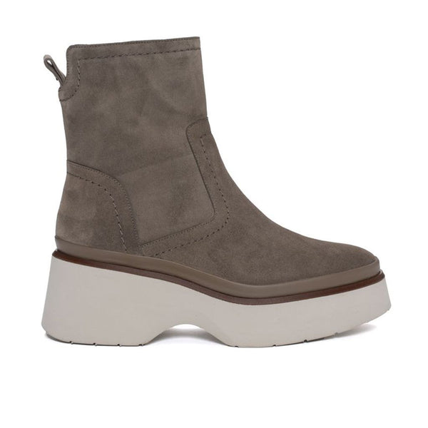 pons quintana RAQUEL VELOUR TOPO PLATFORM ANKLE BOOT